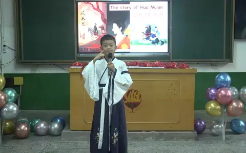 31五年级_刘金典_演讲《It Is Never Too Late To Ment 亡羊补牢》