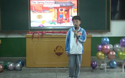 25五年级_吴翊萍_演讲《The Spring Festival 春节》