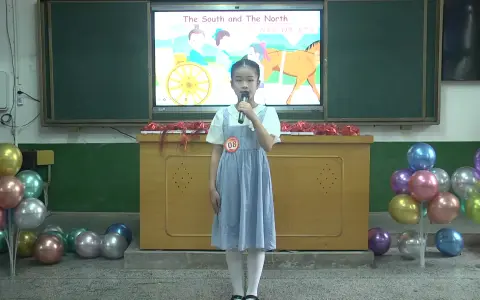 24四年级_龙思余_演讲《The south and the north 南辕北辙》