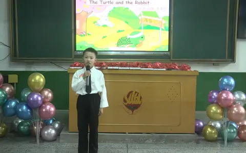 09三年级_吴若宁_演讲《The Turtle and the Rabbit 龟兔赛跑》